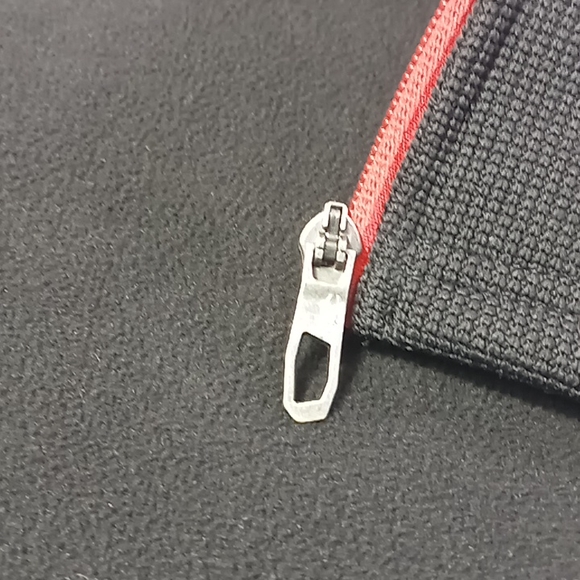 Spyder Fleece Lined Zip Up Jacket Size Youth XL (18-20) Black/ Red - Picture 10 of 15